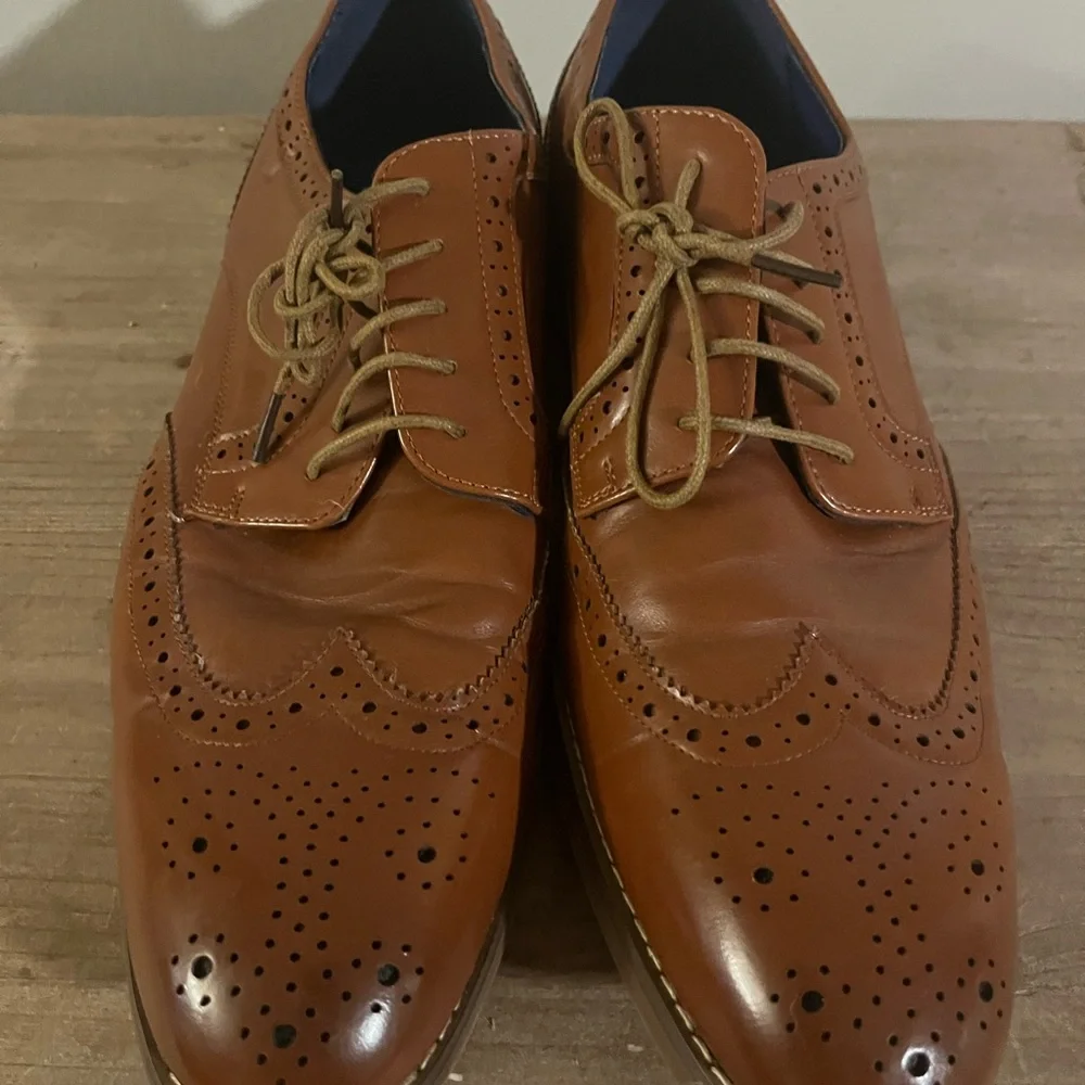 Men's Tan‎ Leather Dress Shoes